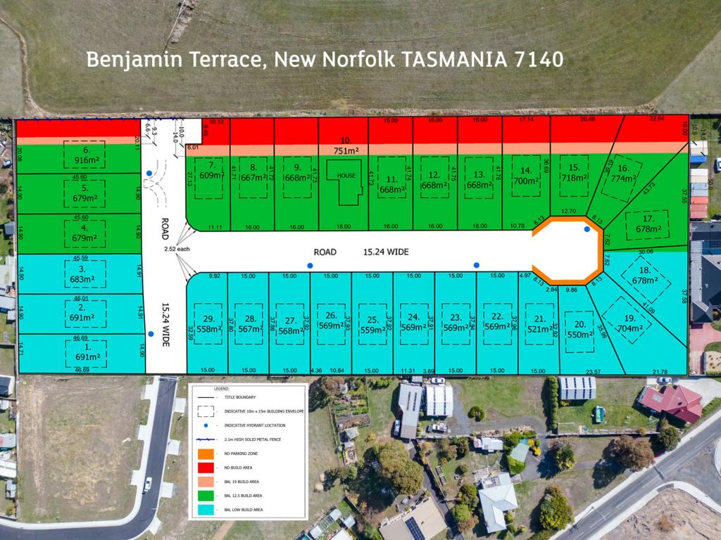 LOTS 1-29 BENJAMIN TCE, NEW NORFOLK, TAS 7140