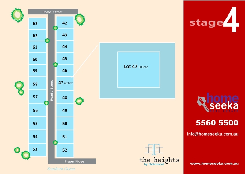 STAGE 4 - LOT 47 THE HEIGHTS BY OAKWOOD, WARRNAMBOOL, VIC 3280