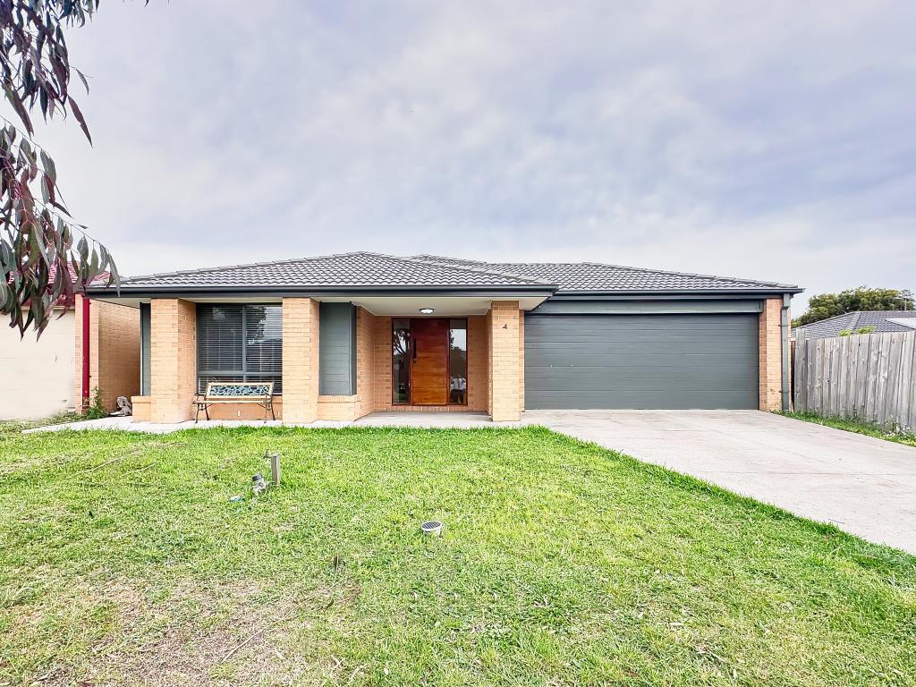 4 WEATHERGLASS ST, WALLAN, VIC 3756