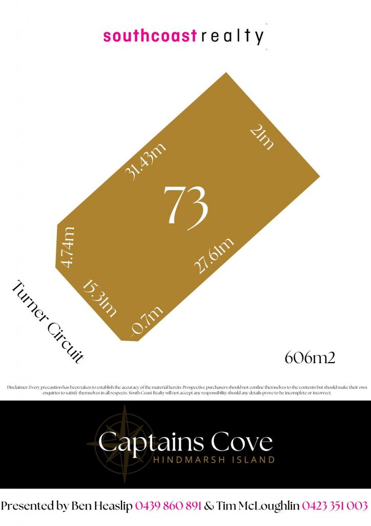 Lot Allotment 73/Lot 604 Fraser Dr, Hindmarsh Island, SA 5214