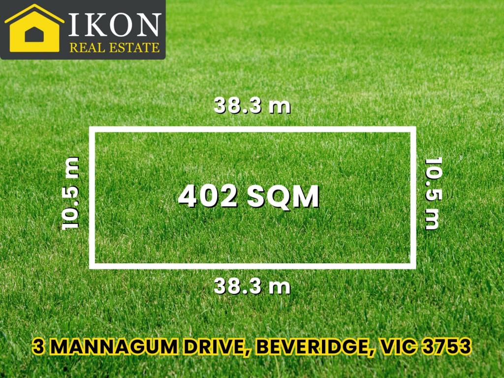 3 MANNAGUM DR, BEVERIDGE, VIC 3753