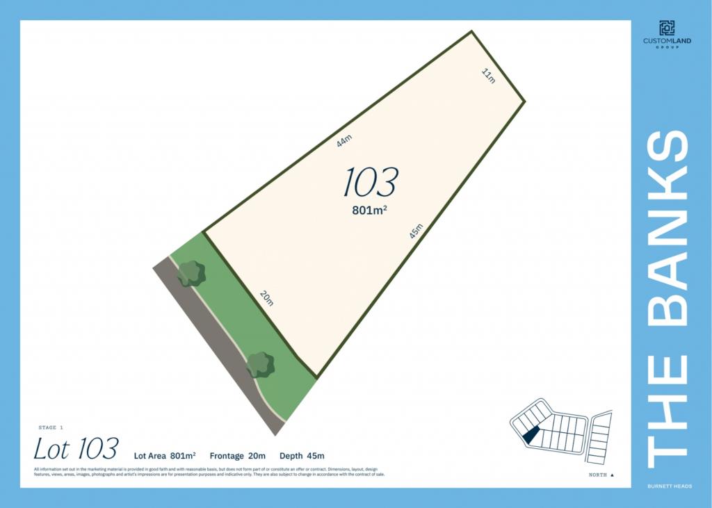 Lot 103 The Banks, Burnett Heads, QLD 4670