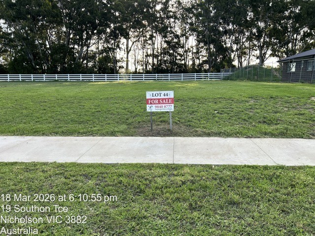 Lot 44/21 Southon Tce, Nicholson, VIC 3882