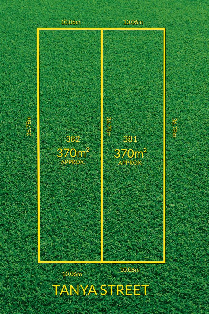 LOT 382 & 381/6 TANYA ST, SURREY DOWNS, SA 5126
