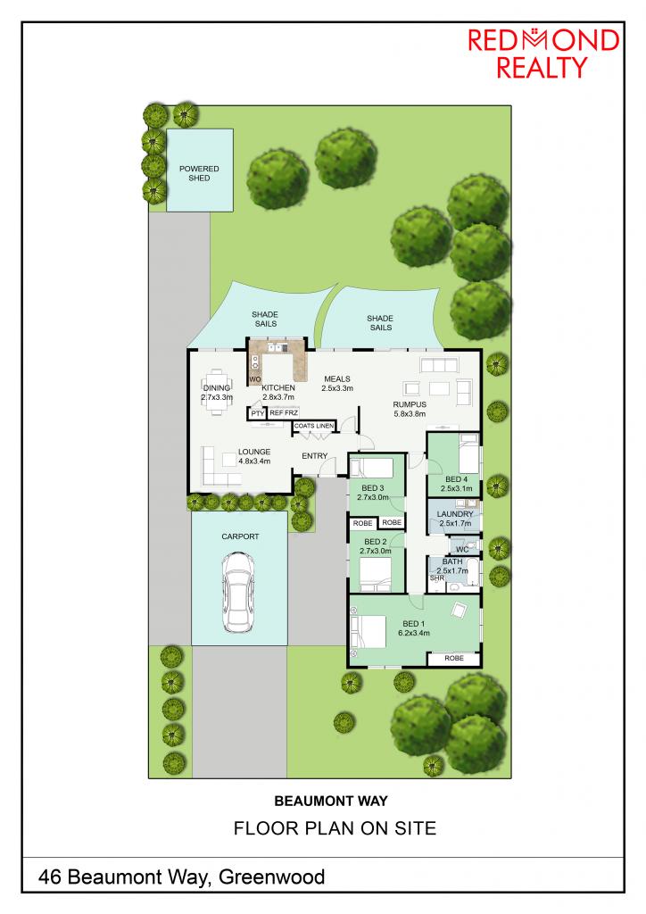 46 BEAUMONT WAY, GREENWOOD, WA 6024