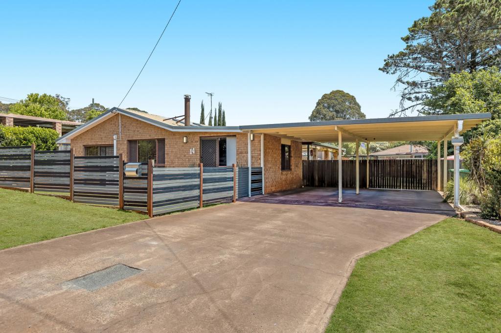 14 Melita Cres, Wilsonton Heights, QLD 4350