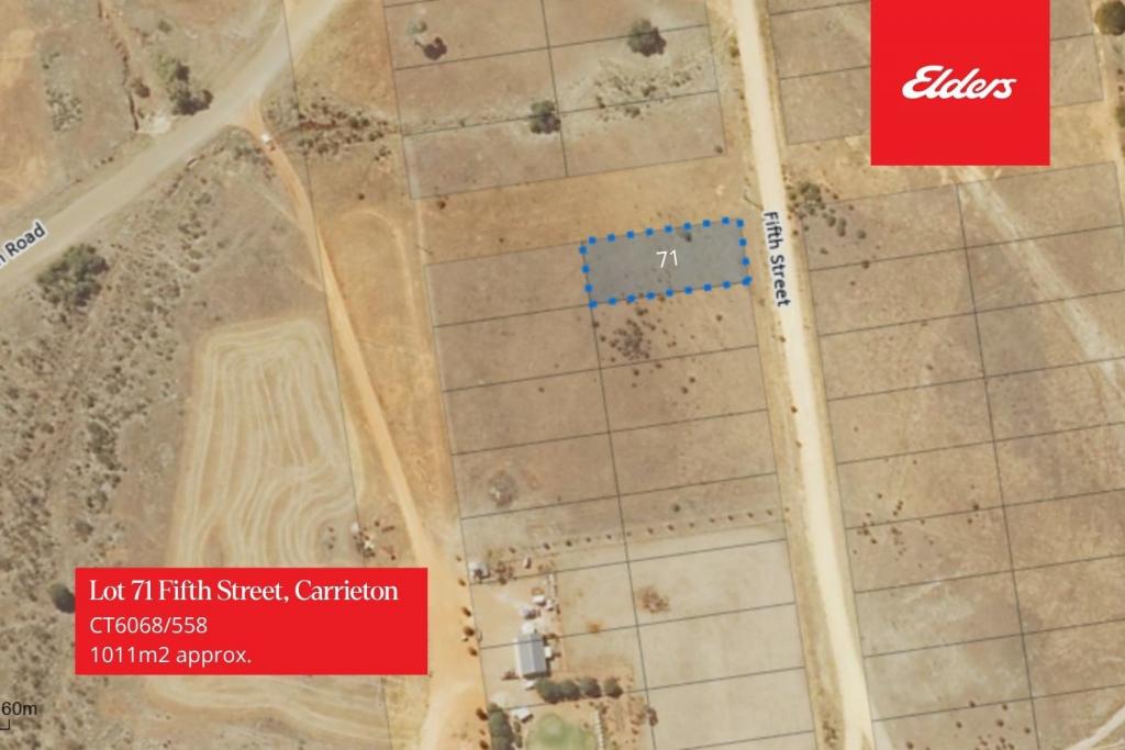 LOT 71 FIFTH ST, CARRIETON, SA 5432