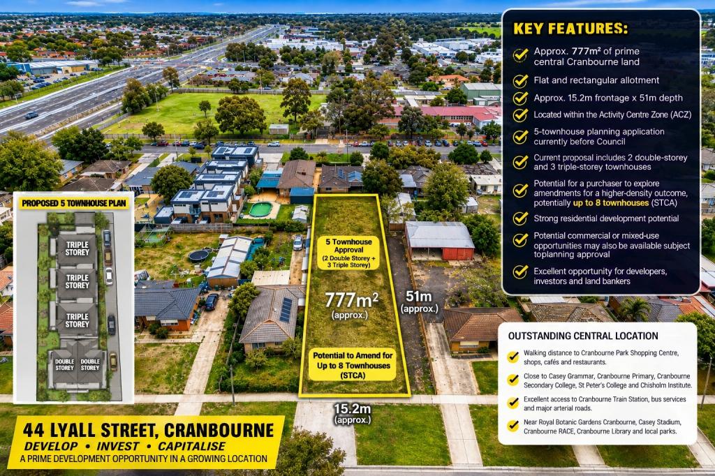 Contact agent for address, CRANBOURNE, VIC 3977