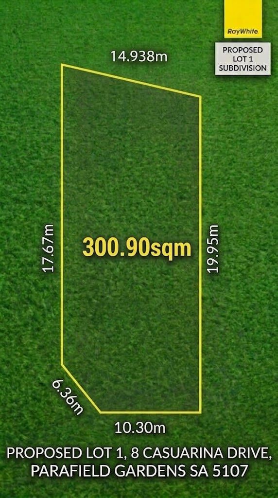 LOT 1/8 CASUARINA DR, PARAFIELD GARDENS, SA 5107