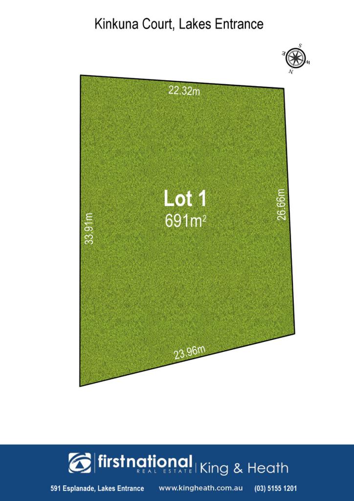 Lot 1, 9 Kinkuna Ct, Lakes Entrance, VIC 3909