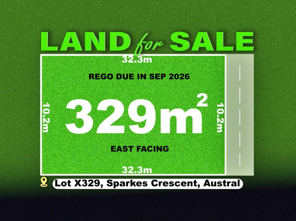 Lot X329 Sparkes Cres, Austral, NSW 2179