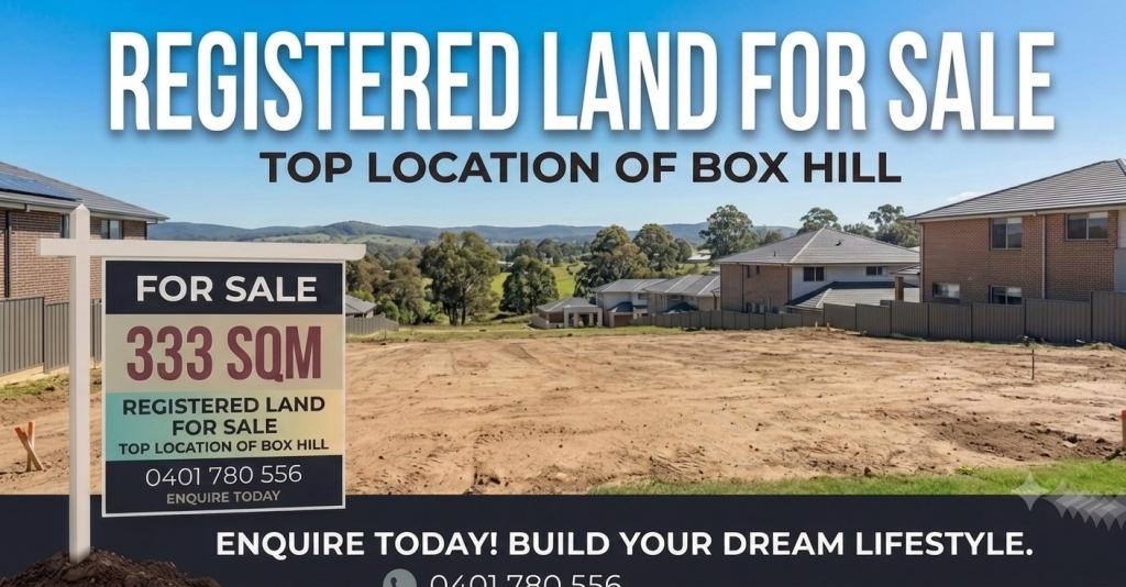 SELLING FAST I LOTS SELLING QUICK, BOX HILL, NSW 2765