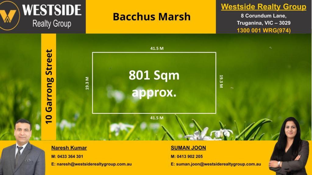 10 GARRONG ST, BACCHUS MARSH, VIC 3340