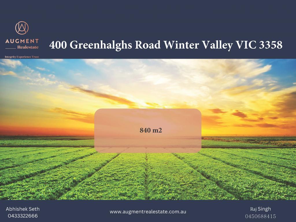 400 GREENHALGHS RD, WINTER VALLEY, VIC 3358