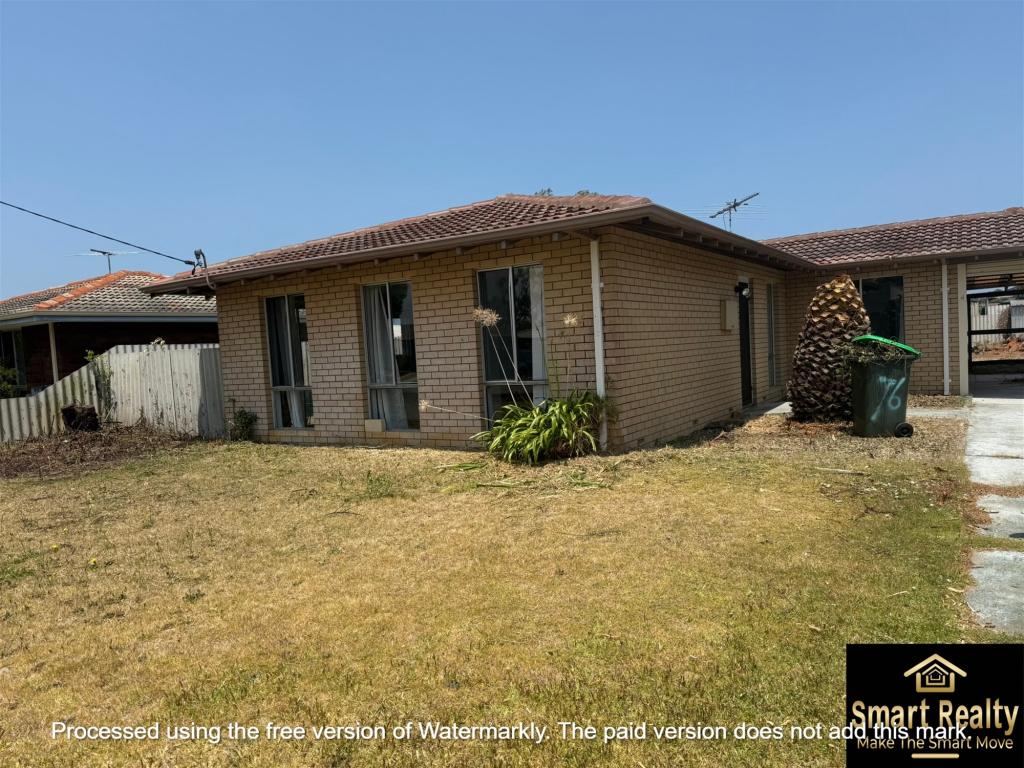 76 KURRAJONG RD, SAFETY BAY, WA 6169