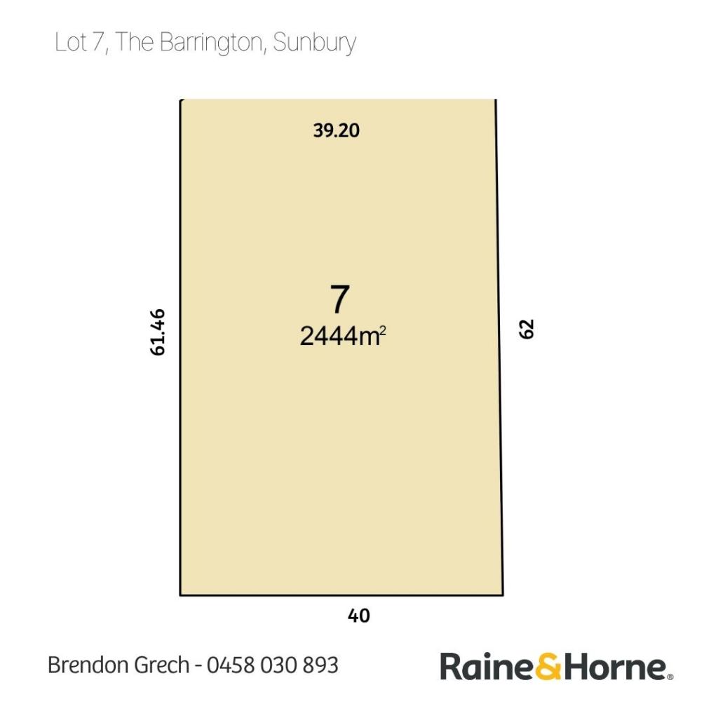LOT 7/70 BARRINGTON LANE, SUNBURY, VIC 3429