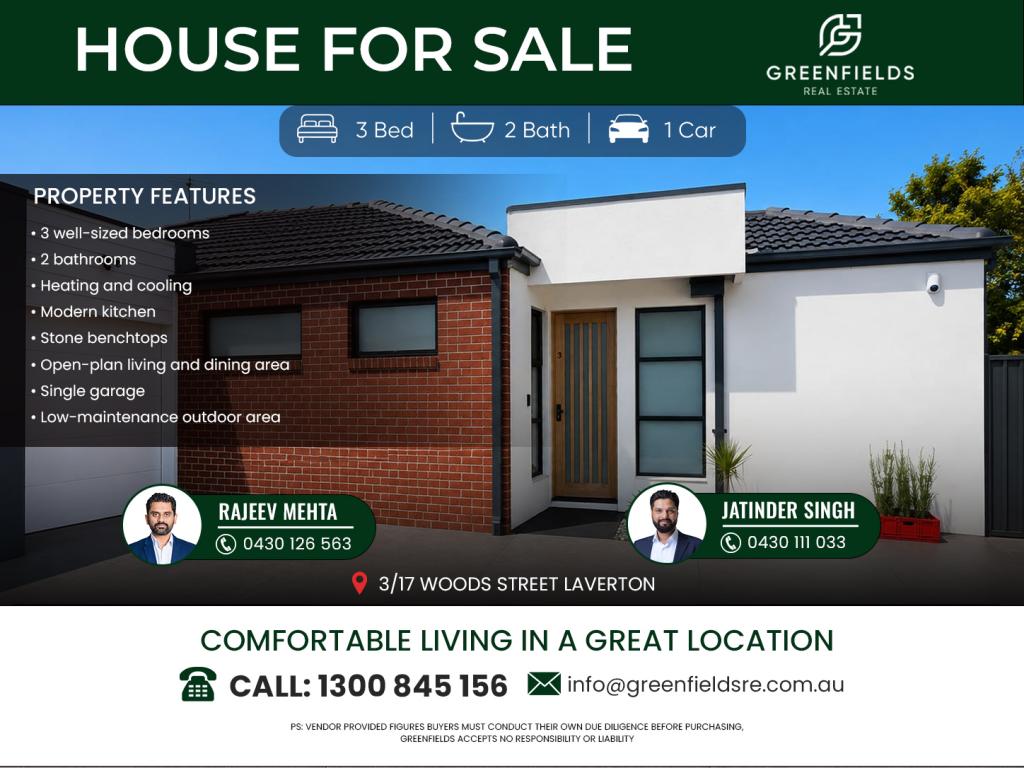 3/17 Woods St, Laverton, VIC 3028