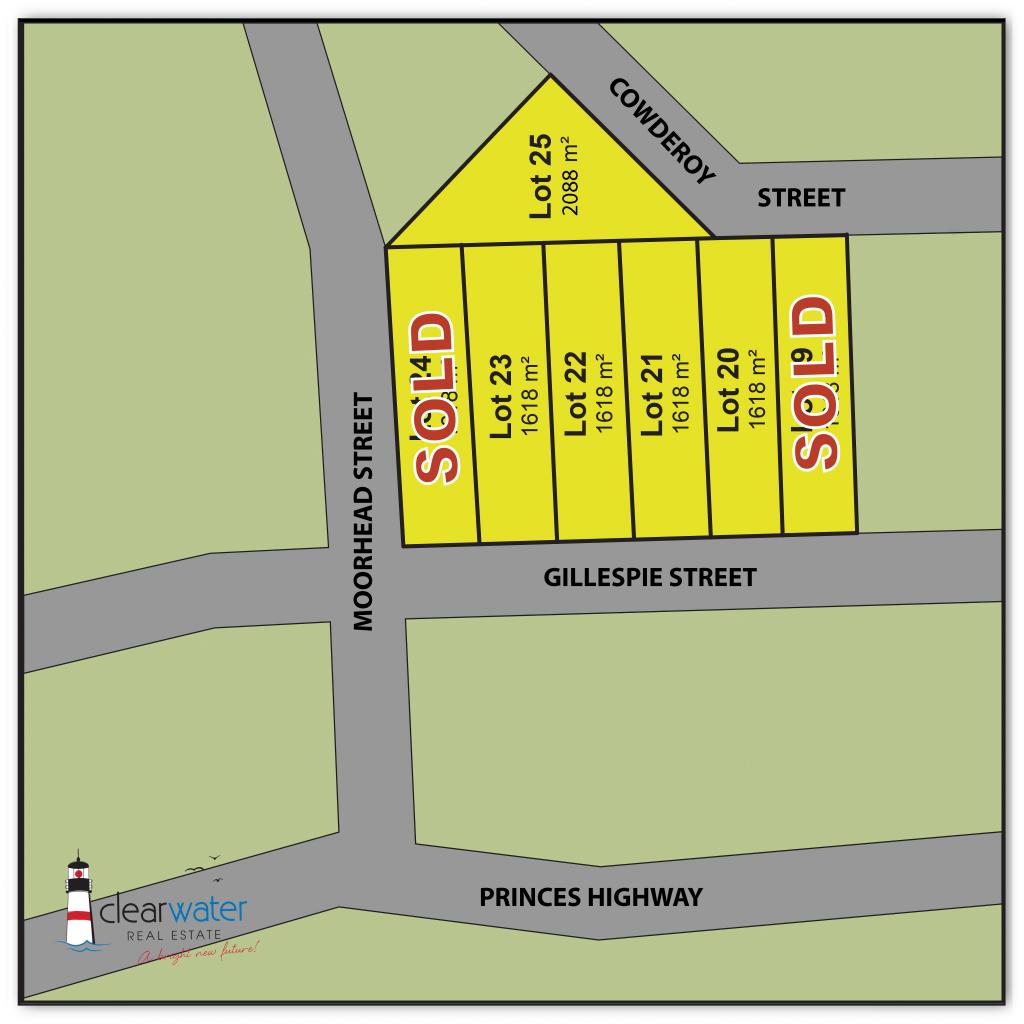 LOT 20, LOT 21, LOT GILLESPIE STREET AND LOT 25 COWDERY STREET, COBARGO, NSW 2550