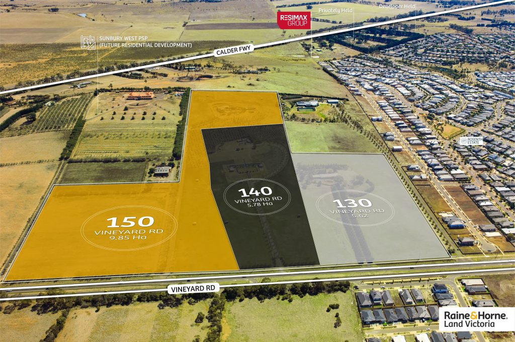 130, 140 & 150 VINEYARD RD, SUNBURY, VIC 3429