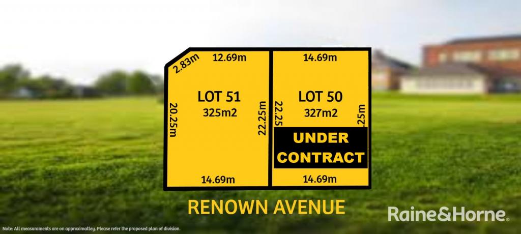 Lot 50 & 51 Renown Ave, Seacliff Park, SA 5049