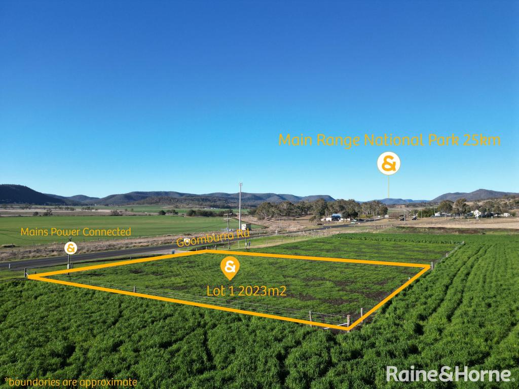 Lot 1 Goomburra Rd, Goomburra, QLD 4362