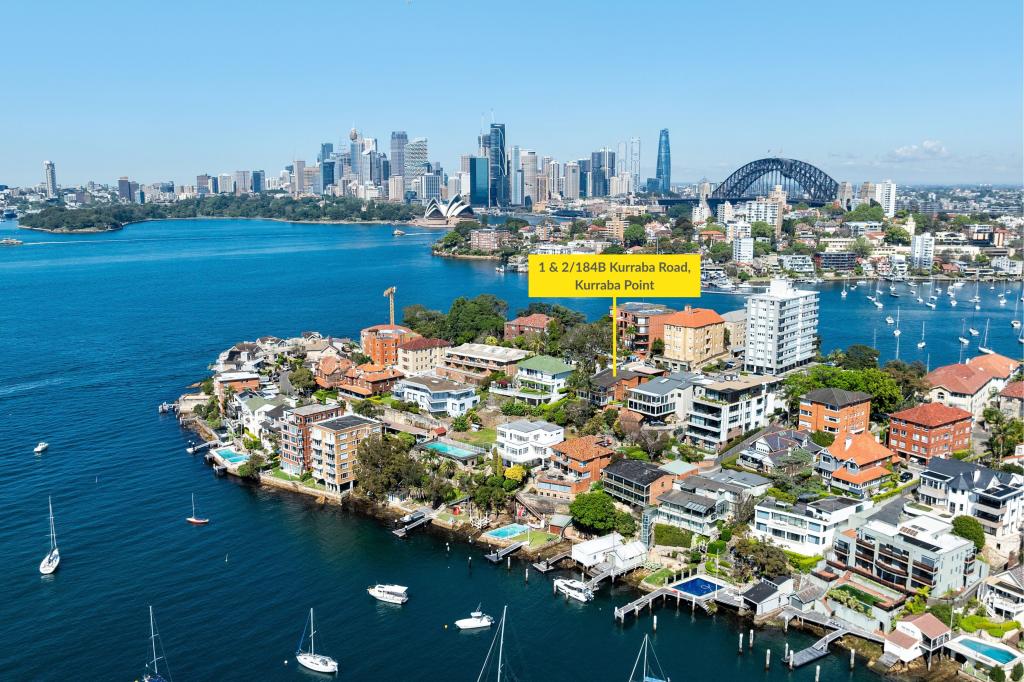 1 & 2/184b Kurraba Rd, Kurraba Point, NSW 2089
