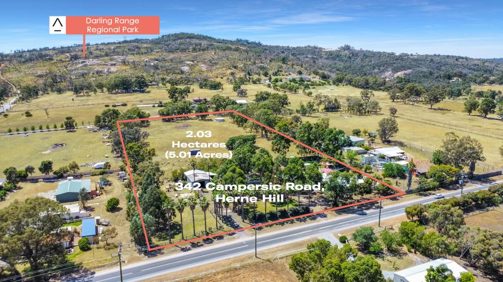 342 CAMPERSIC RD, HERNE HILL, WA 6056