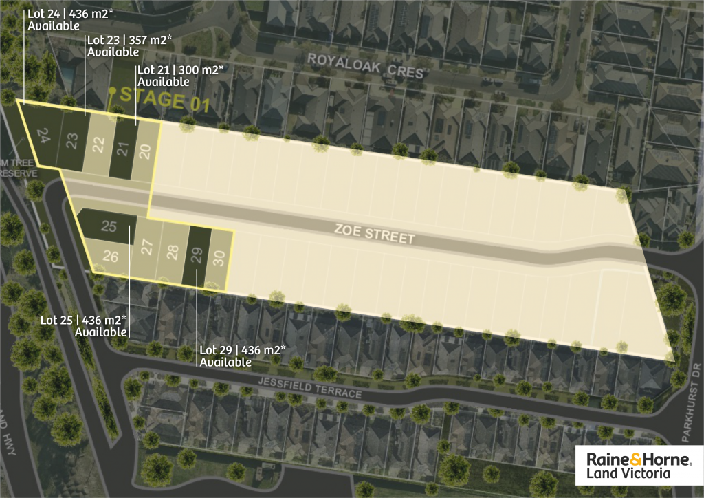 LOT 21, 23, 24, 25, 29/1575 SOUTH GIPPSLAND HWY, CRANBOURNE EAST, VIC 3977