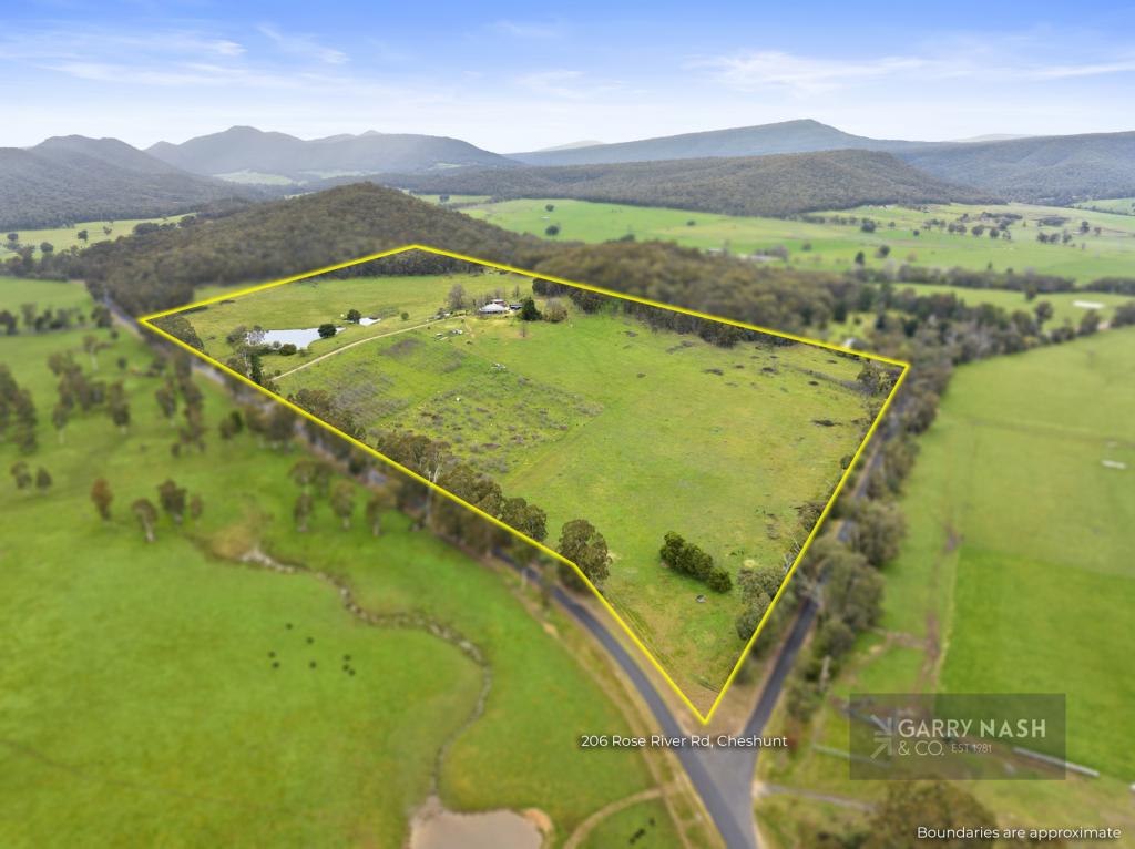 206 Rose River Rd, Cheshunt, VIC 3678