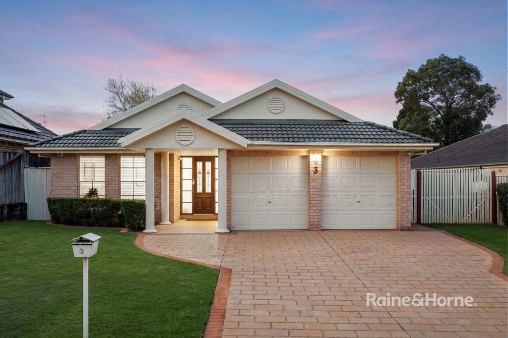 3 Sentinel Ave, Kellyville, NSW 2155