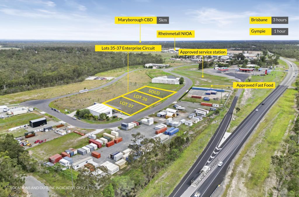 Lots 35-37 Enterprise Cct, Maryborough West, QLD 4650