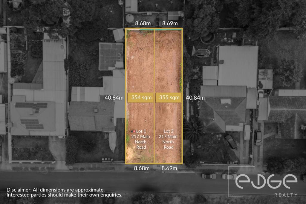 Proposed Allotment 1 & 2, 217 Main North Rd, Elizabeth Grove, SA 5112