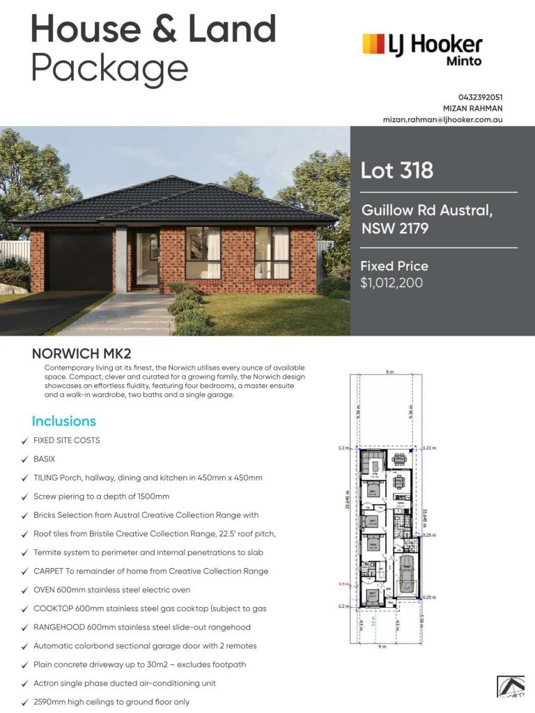 LOT 318 GUILLOW RD, AUSTRAL, NSW 2179