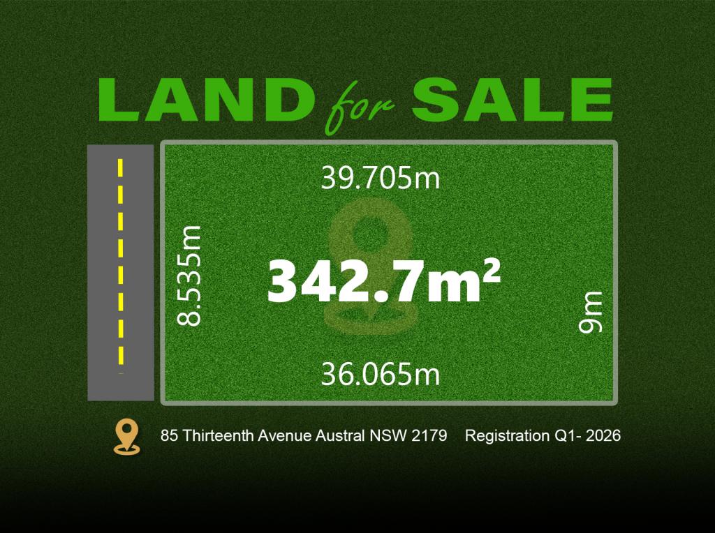 Lot 8x/85 Thirteenth Ave, Austral, NSW 2179