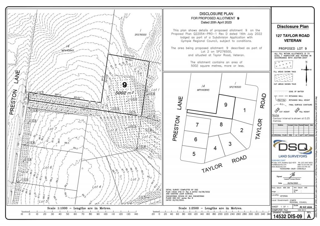 Lot 9 "Acres On Taylor", Veteran, QLD 4570