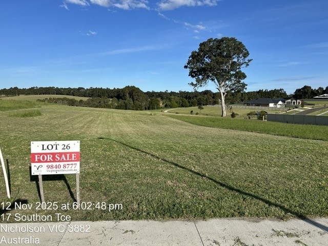 Lot 26/20 Southon Tce, Nicholson, VIC 3882