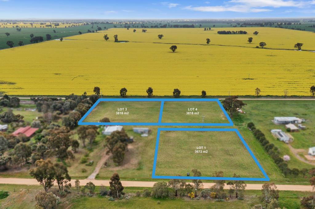 Lot 1, 3, 4 Mallows St, Wilby, VIC 3728