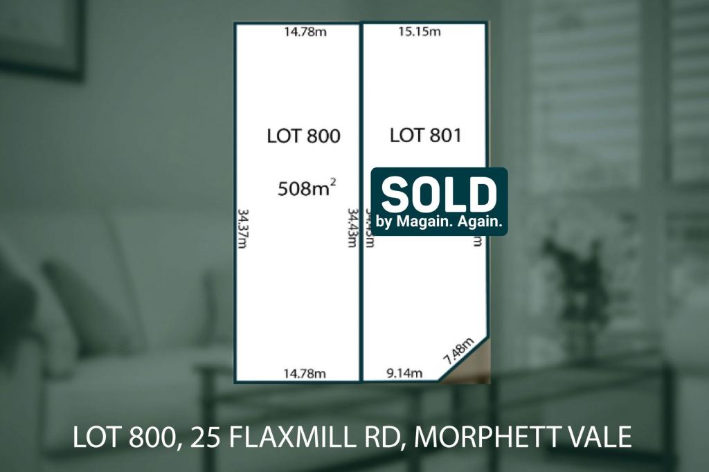 Lot 800/25 Flaxmill Rd, Morphett Vale, SA 5162