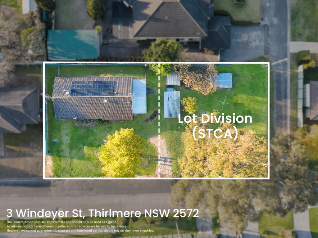 3 WINDEYER ST, THIRLMERE, NSW 2572