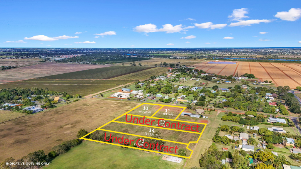 Lots 10, 11 & 13-15 Wheelers Rd, Oakwood, QLD 4670