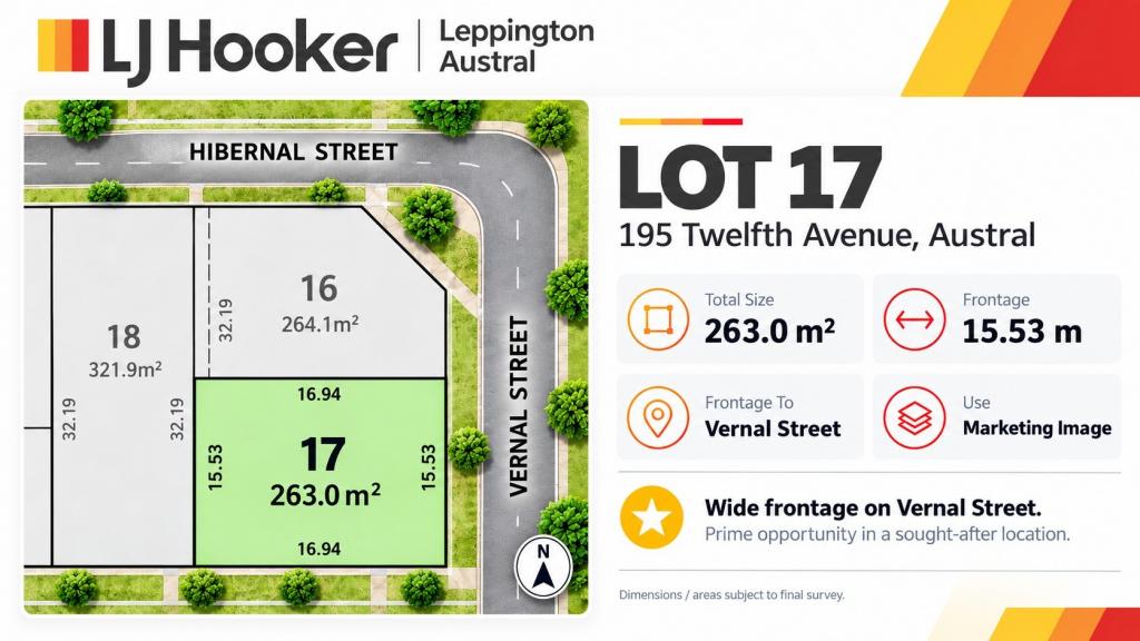 LOT 17/195 TWELFTH AVE, AUSTRAL, NSW 2179