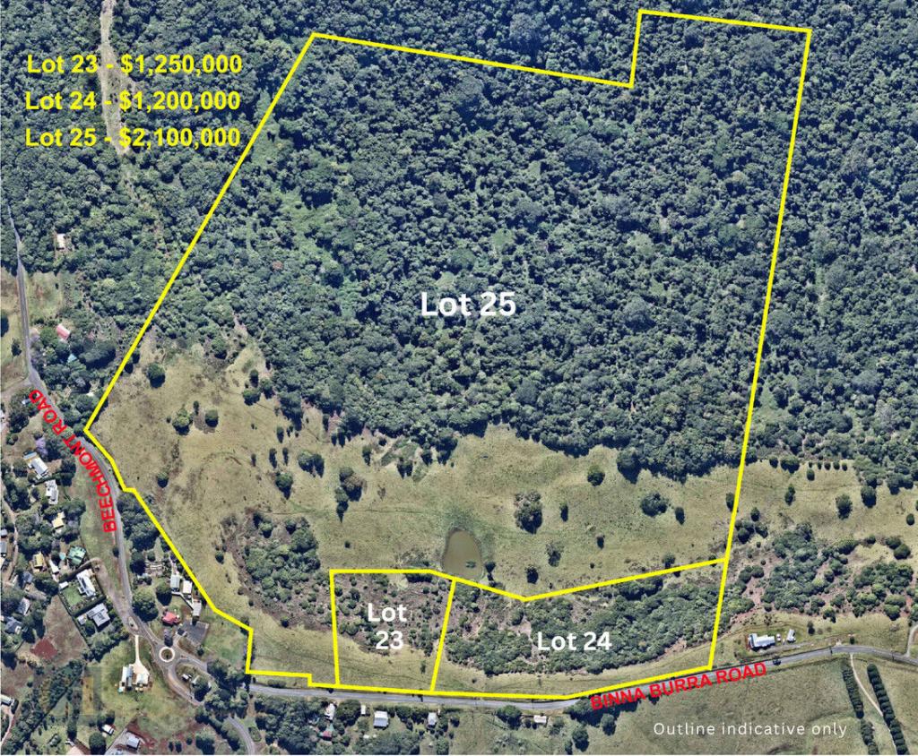 Lot 23, 24 And 25 Binna Burra Rd, Beechmont, QLD 4211