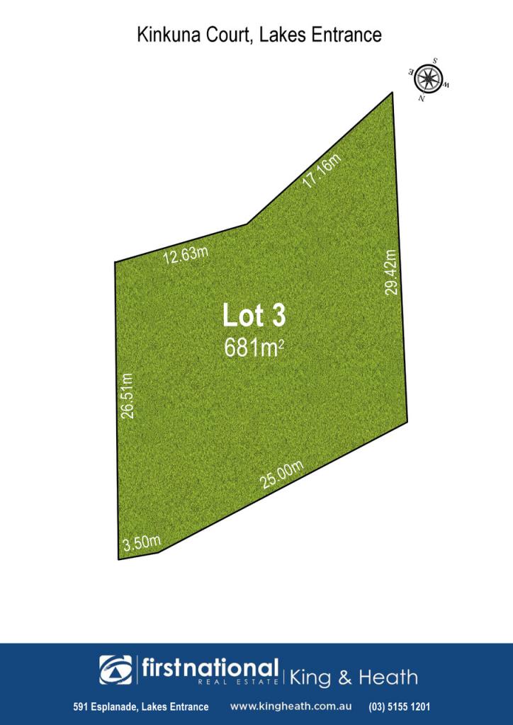 Lot 3, 9 Kinkuna Ct, Lakes Entrance, VIC 3909