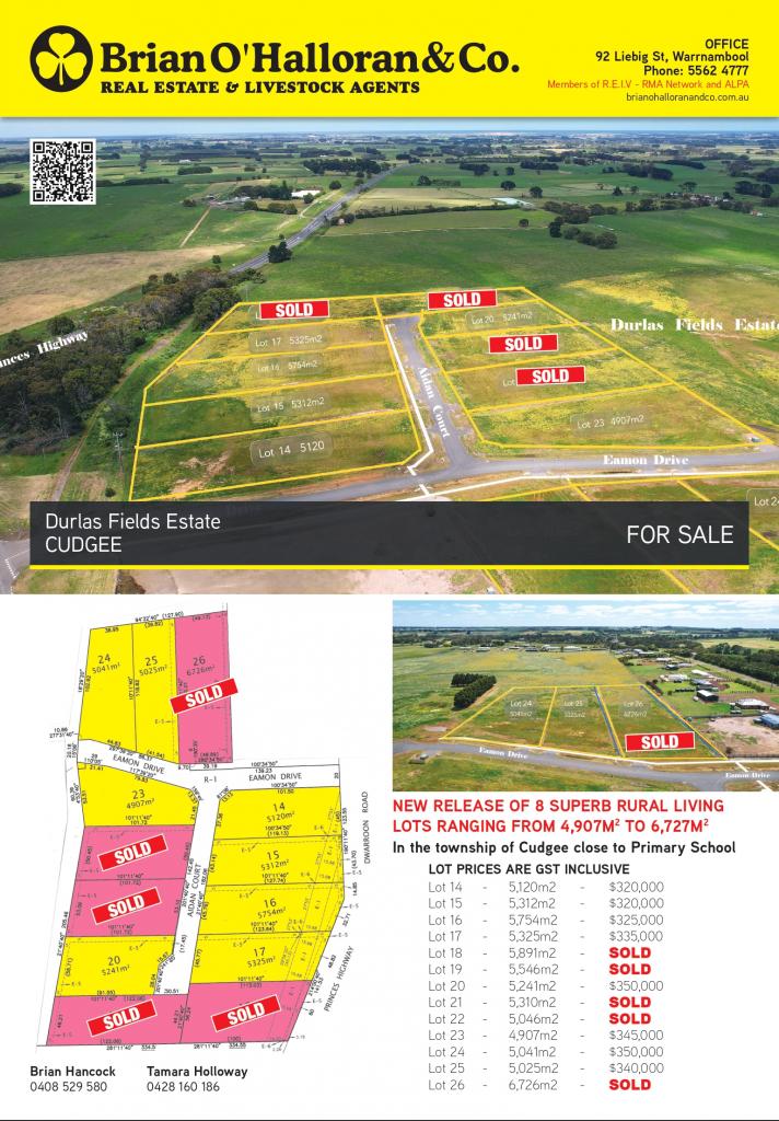 1 DWARROON RD, CUDGEE, VIC 3265