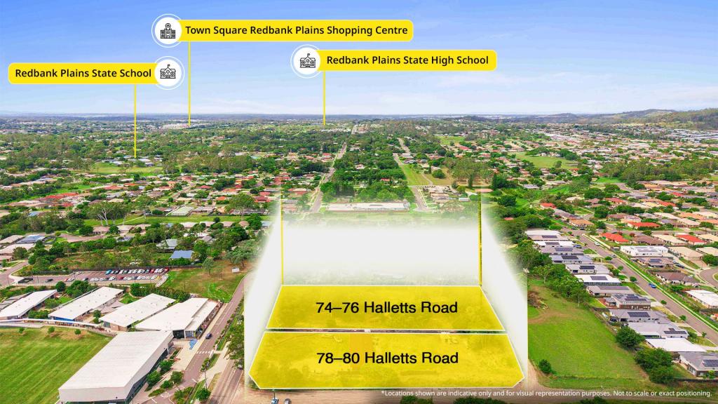 74-76 & 78 Halletts Rd, Redbank Plains, QLD 4301