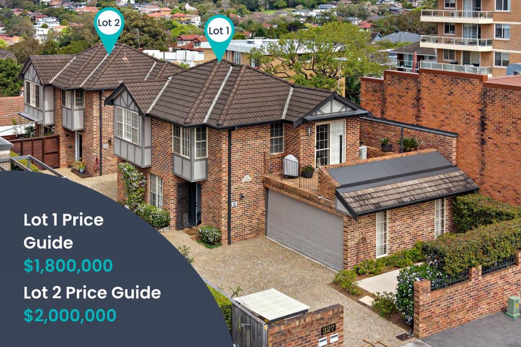 1 & 2/327 SYDNEY RD, BALGOWLAH, NSW 2093