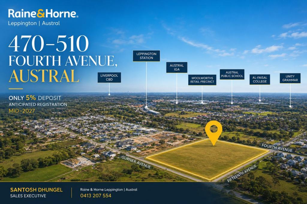 Lot 10/470-510 Fourth Ave, Austral, NSW 2179