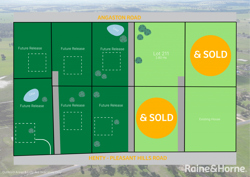 Lot 211-213/2311 Henty-Pleasant Hills Rd, Henty, NSW 2658