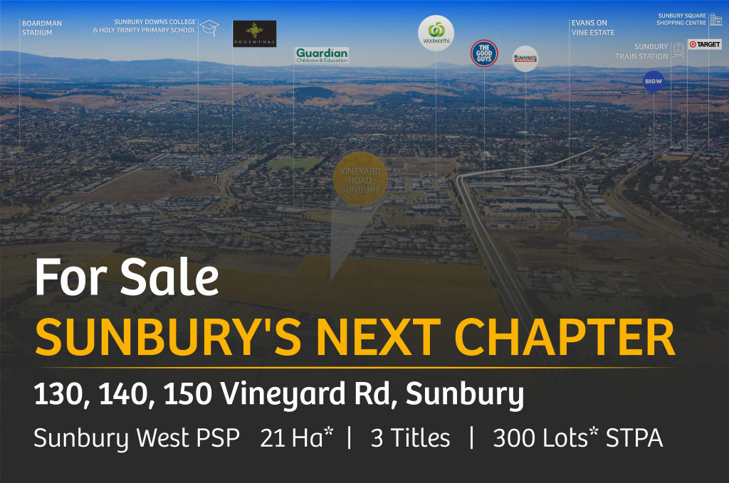 130, 140 & 150 VINEYARD RD, SUNBURY, VIC 3429