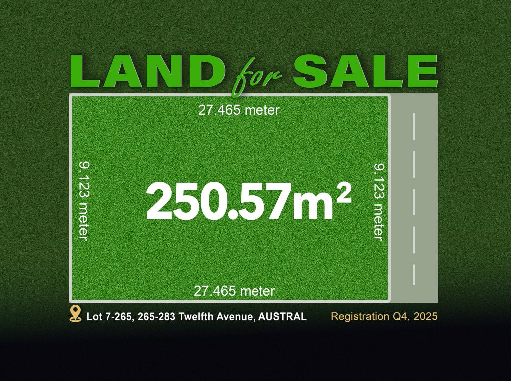 Lot 7-265x/265-283 Twelfth Ave, Austral, NSW 2179